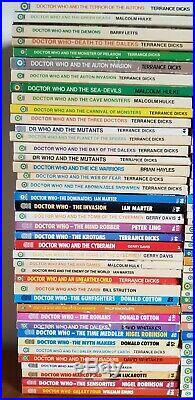 124 x Doctor Who TARGET Books Bundle /Job Lot All VGC-Unread Condition