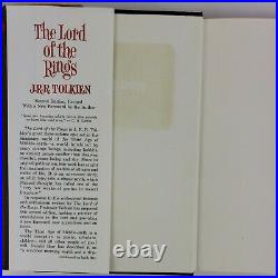 1965 Lord Of The Rings Trilogy Hardcover Book Boxed Set with Maps 2nd Edition