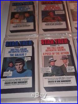1977-78 Set of 12 Star Trek Fotonovel Paperback Book Lot- wrapped and MINT