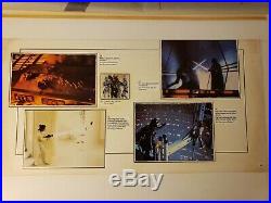 1983 Star Wars Empire Strikes Back Lp & Book Set Orig Mock Up Lucasfilm 5 Boards