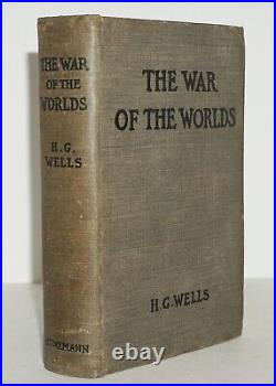 1st/1st/1st Printing The War Of The Worlds H. G. Wells