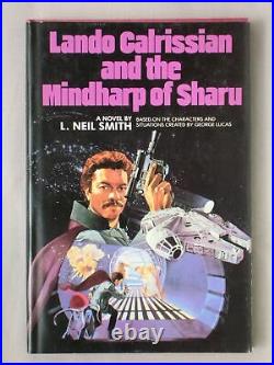 1st Ed LANDO CALRISSIAN AND MINDHARP OF SHARU L Neil Smith HARDCOVER STAR WARS