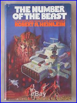 1st US Ed THE NUMBER OF THE BEAST Robert Heinlein RARE HARDCOVER BOOK