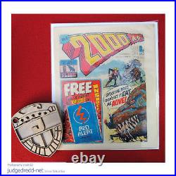 2000AD Prog 3 2nd Judge Dredd Comics, Comic Bag and Board 12 3 77 1977 UK #