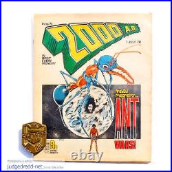 2000AD Prog 71 72 73 74 75 76 77 78 79 80 All Comics New Bags & Boards 1978 (m)