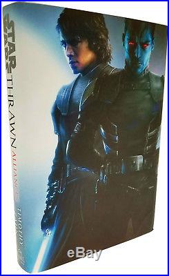 2018 SDCC Exclusive Del Rey Star Wars Thrawn Alliances Signed Hardcover Book