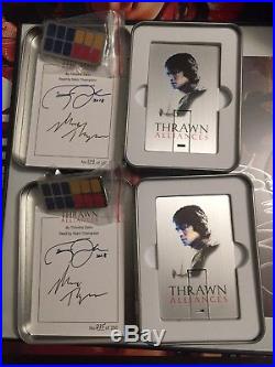 2- 2018 SDCC Exclusive Star Wars Thrawn Alliances Audio Book signed Pin set LOT