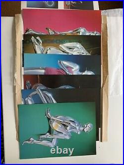 6 PRINTS Taco 1988 Hajime SORAYAMA Sexy Robots Posterbook Mickey Mouse Be@rbrick