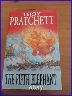 7 Terry Pratchett First Edition Discworld Novels/Books In Excellent Condition