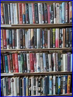 ADULT FICTION BOOKS HUGE job lot mixed box of 200 hardback books for Book Arch