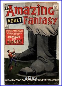 AMAZING ADULT FANTASY #14 comic book-1962-STEVE DITKO-SILVER AGE MARVEL