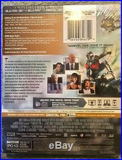 ANTMAN Steel Book Best Buy Exclusive RARE OOP Blu-ray 3D HD Ant Man Paul Rudd