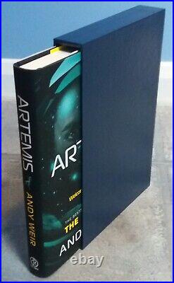 ARTEMIS SIGNED Andy Weir Numbered 1st Edition First Print Slipcase The Martian