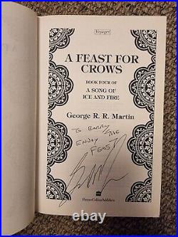 A Feast for Crows -A Song of Ice and Fire, Book 4 George R. R. Martin SIGNED (VG)