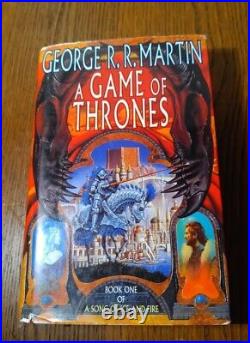 A Game of Thrones. By George R R Martin. 1996 HB in DJ 1st Edition BCA/BCE