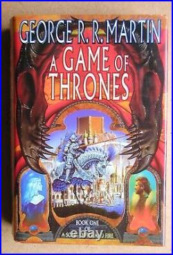 A Game of Thrones. By George R R Martin. 1996 HB in DJ 1st Edition. VG
