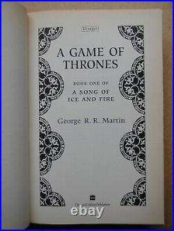 A Game of Thrones. By George R R Martin. 1996 HB in DJ 1st Edition. VG