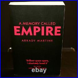 A Memory Called Empire by Arkady Martine ARC Uncorrected Proof Hugo Award Winner
