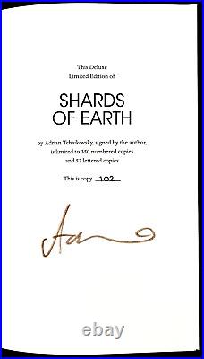 Adrian Tchaikovsky The Final Architecture Trilogy Signed UK Ltd Mat No 102/350
