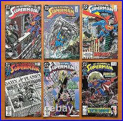 Adventures Of Superman #424 to 457 unbroken run (DC 1987) 34 x VF & NM comics