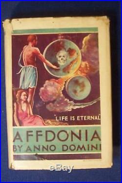 Affdonia By Anno Domini Rare Antique Old Book Sci-fi