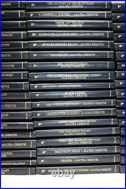 Agatha Christie Bantam Books Mystery Collection 90 Leatherette Lot Collection