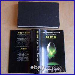 Alien by Alan Dean Foster (Macdonald and Jane's, 1979 hardback with dust jacket)