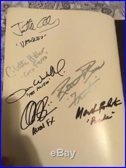 Aliens Movie Book Signed By Cast/crew With Posters! Goldstein Biehn Rolston Ross