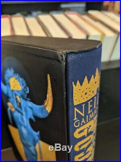 American Gods Neil Gaiman FOLIO SOCIETY SLIPCASE VG, Book NM