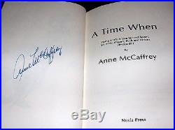Anne McCaffrey SIGNED A Time When NUMBERED Sci Fi Book NESFA 1st Ed RARE