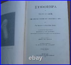 Antique 1896 Etidorhpa The End of Earth John Uri Lloyd Book 5th Edition Occult