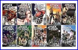 Attack on Titan English Manga Anime Graphic Novel Series Complete Book 1-10 Set