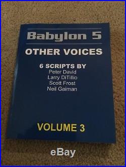 BABYLON 5 Complete Set Of Scripts 21 Books, 9 Signed by J. Michael Straczynski