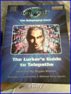 Babylon 5 RPG BOOK LOT Station Guide Plus 9 Books Darkeness and Light, Universe