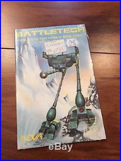 BattleTech Science Fiction Combat Book Game (1987) 5 Book Bundle (UNOPENED)