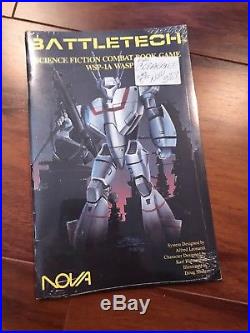 BattleTech Science Fiction Combat Book Game (1987) 5 Book Bundle (UNOPENED)