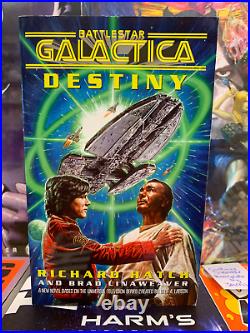 Battlestar Galactica Destiny by Richard Hatch & Brad Linaweaver US paperback