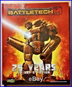 Battletech 25 Years of Art & Fiction large hardcover art book (Catalyst)