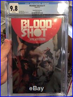 Bloodshot Salvation #1 CGC 9.8 Brushed Metal Variant Comic Book Valiant (1of 6)