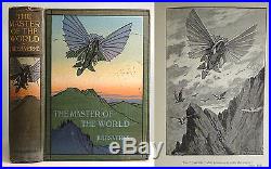 C1914 The Master of the World JULES VERNE First Edition ILLUSTRATED Sci Fi Book