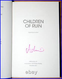 CHILDREN OF TIME Trilogy by Adrian Tchaikovsky SIGNED Excl. Broken Binding Set