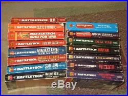 COMPLETE set 63 Classic BattleTech Mechwarior Books The Sword And The Dagger