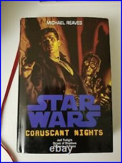 CORUSCANT NIGHTS JEDI TWILIGHT, STREET OF SHADOWS, By Michael Reaves Hardcover