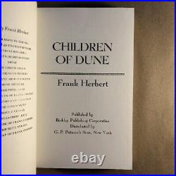 Children of Dune by Frank Herbert (First Edition, Uncorrected Advance Proofs)