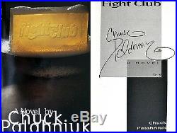 Chuck PalahniukSIGNED IN PERSONFight Club1st Edition + Photos