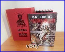 Clive Barker The Books of Blood Signed lettered Subterranean Press RARE