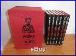 Clive Barker The Books of Blood Signed lettered Subterranean Press RARE
