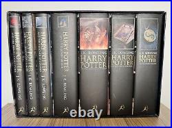 Complete HARRY POTTER Box Set (2007) UK Bloomsbury Adult Edition Hardcover