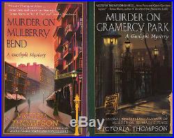 Complete Set Series Lot of 21 Gaslight Mystery books by Victoria Thompson Murder