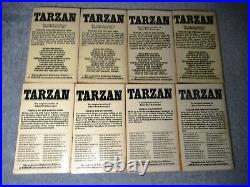 Complete TARZAN 24 Book Ballantine White Cover series by Edgar Rice Burroughs